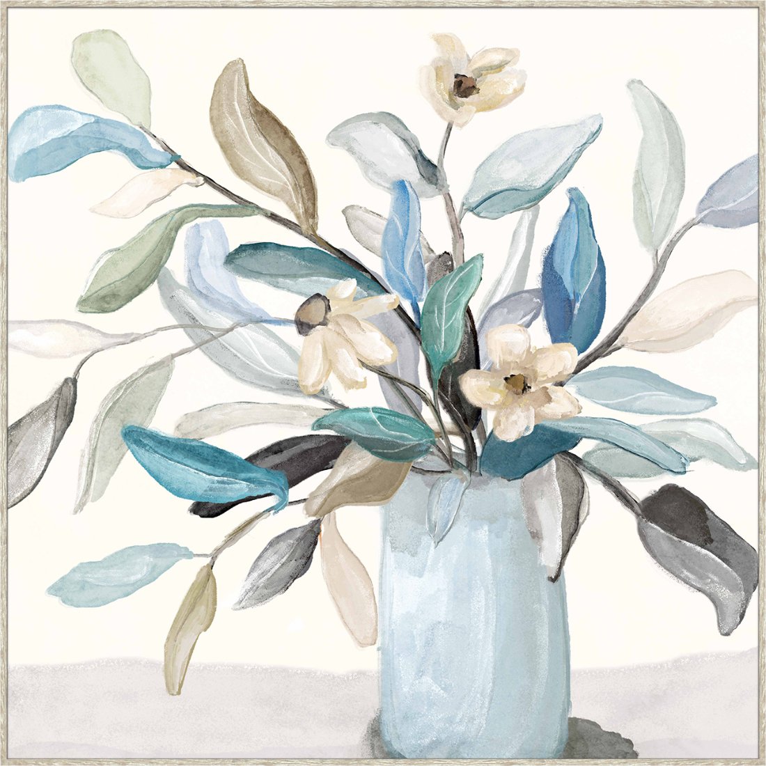 Belle Floral Framed Canvas