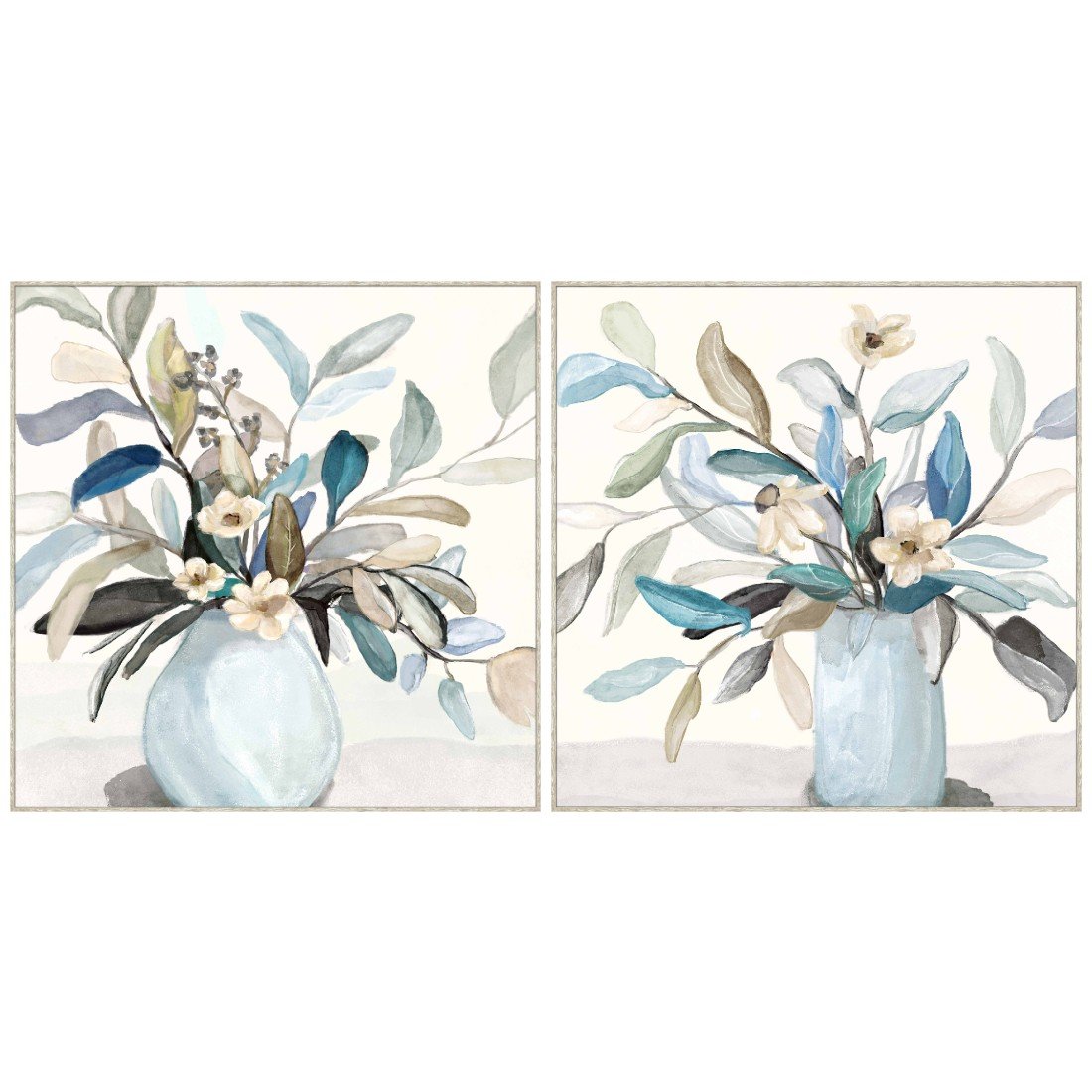 Belle Floral Framed Canvas