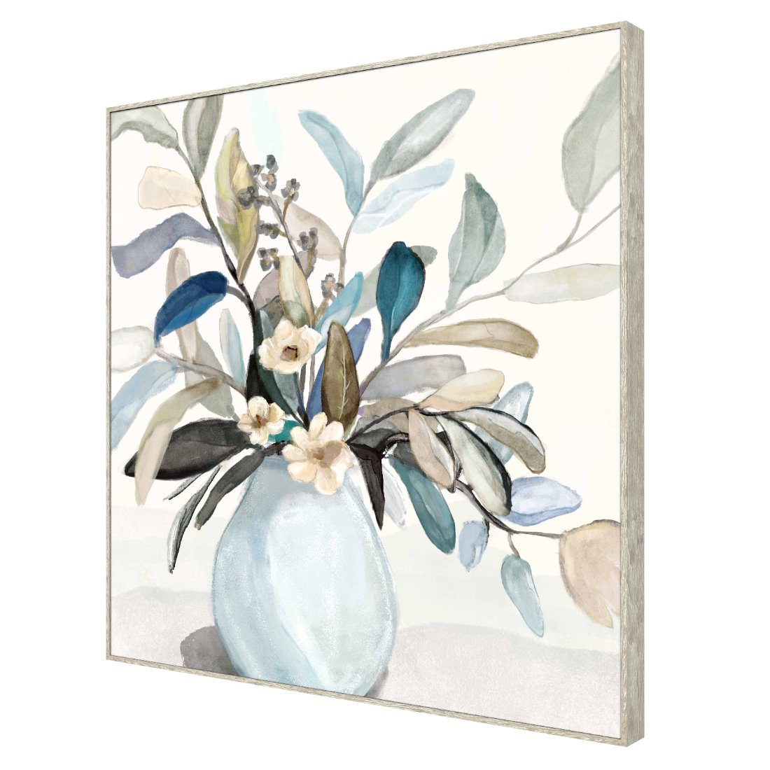 Belle Floral Framed Canvas