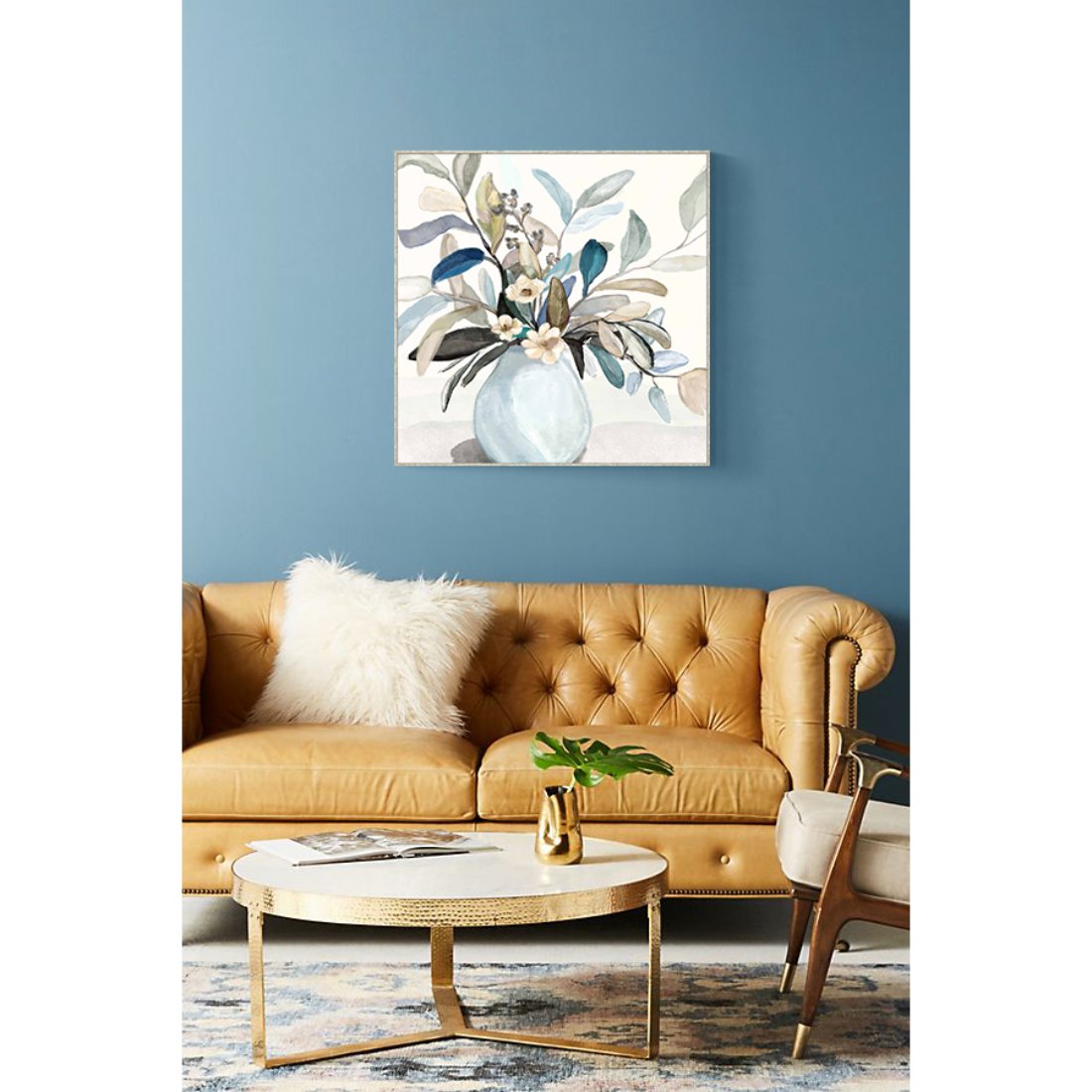 Belle Floral Framed Canvas