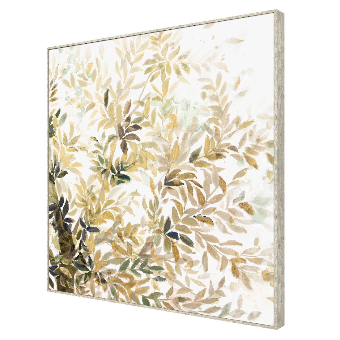 Autumn Leaves Framed Canvas