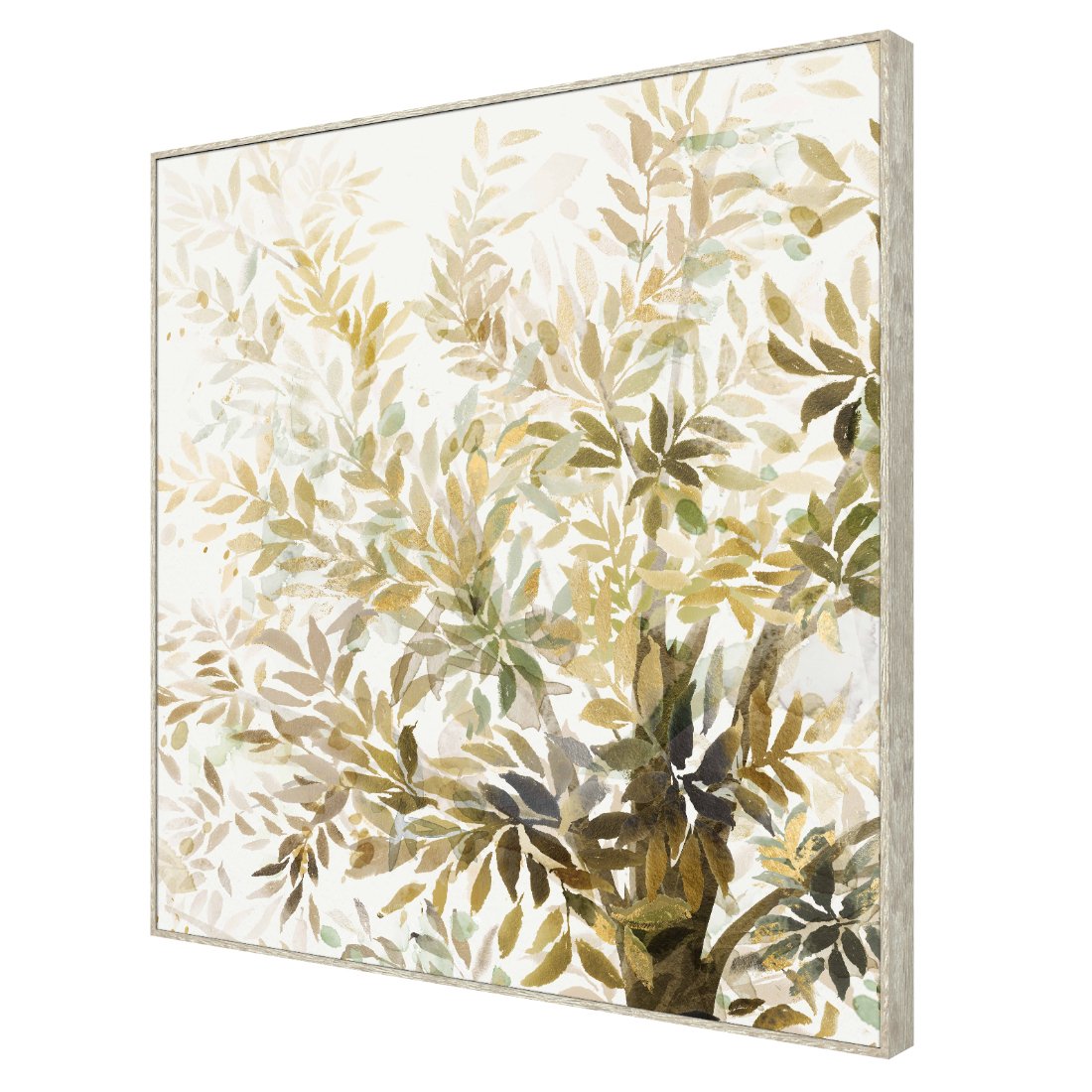 Autumn Leaves Framed Canvas