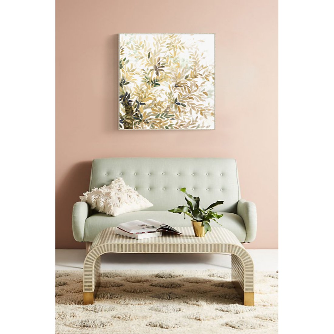 Autumn Leaves Framed Canvas