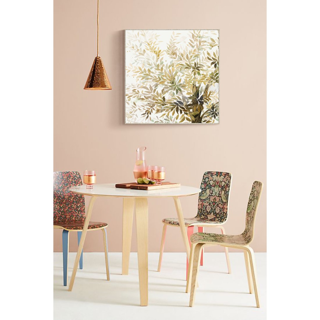 Autumn Leaves Framed Canvas