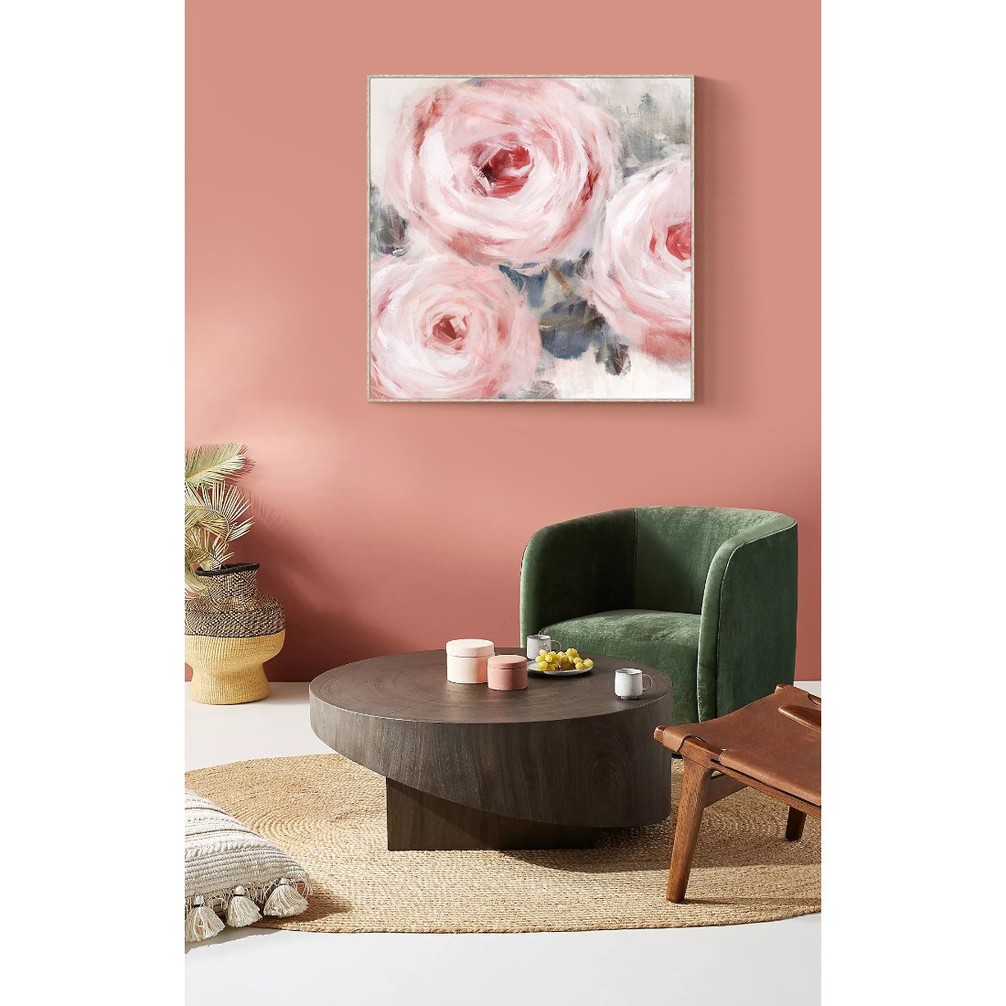 Romantic Garden Framed Canvas