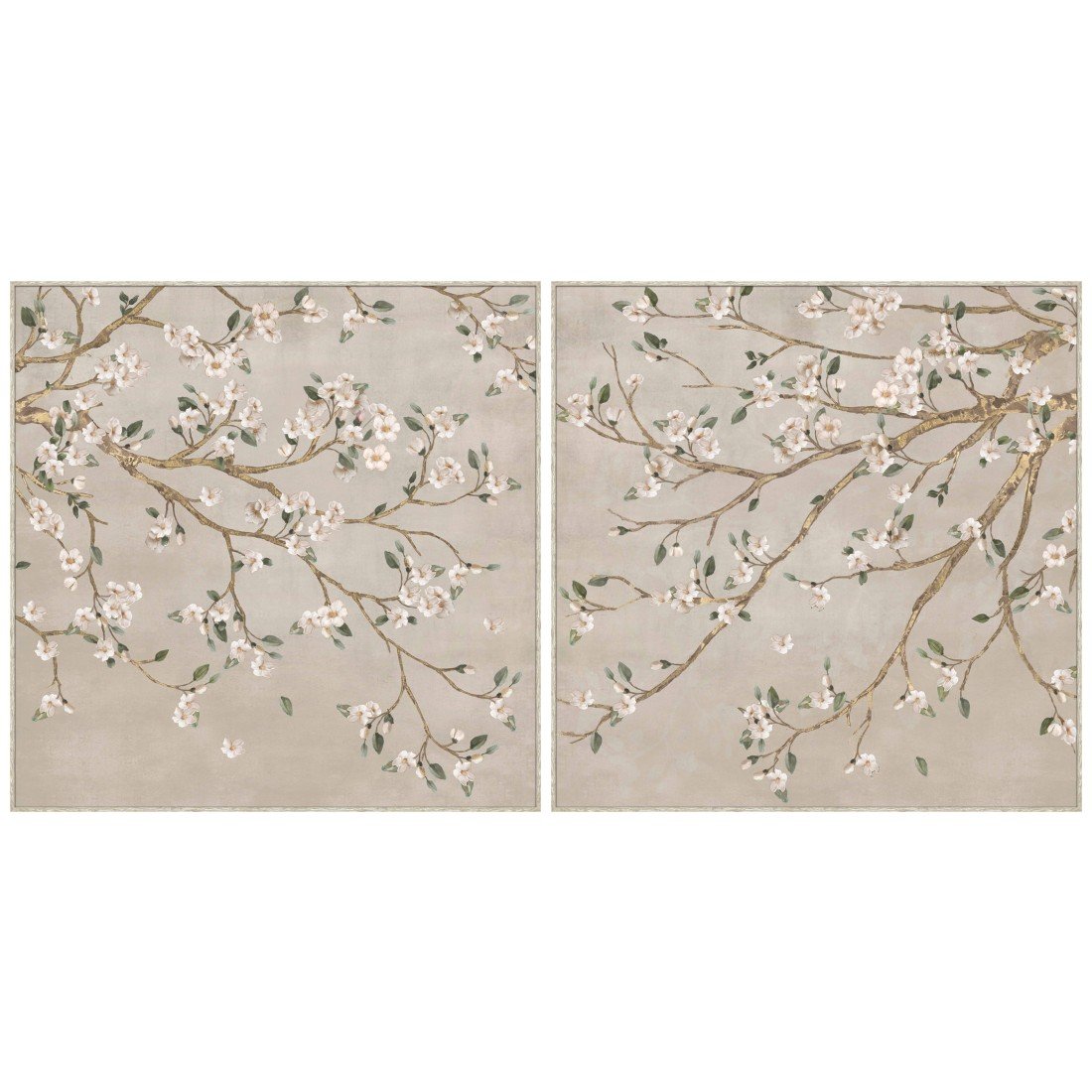 Sweet Chinoiserie Fineart Framed Canvas