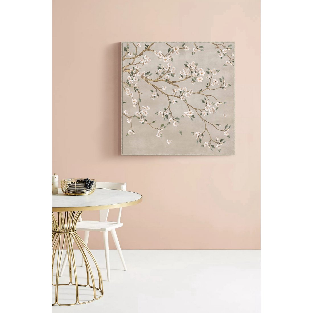 Sweet Chinoiserie Fineart Framed Canvas